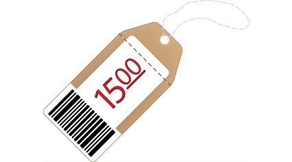 price tag